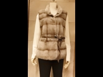 ミンク カシミア ニットベスト