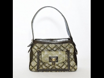 ルイヴィトン モノグラム×ハラコ ゴンドールデニムM95199 (USED)