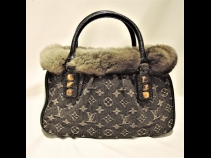 ルイヴィトントラベ－ズデニムチンチラト－トバッグ （USED/未使用品）