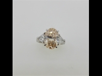 PTダイヤモンド（中石3.450ct FLBOY SI1 脇石0.71ct）リング