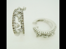 Ｋ18ＷＧﾀﾞｲﾔﾓﾝﾄﾞ（0.83ct）ピアス