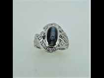 奥佳PTアレキサンドライト・キャッツアイ（2.06ct）ダイヤモンド（0.28ct）リング