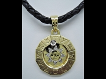 K18ダイヤモンドペンダント （イタリア製）