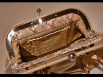 プラダ　パイソン×ジャガードバック　　 (USED)