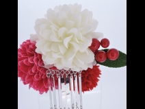 ビラカン付フラワ－コ－ム　ワイン