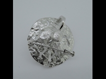 Sil南洋真珠（13.7mm）ペンダントブロ－チ