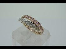 K18ダイヤモンド0.693ct色石1.307ctリング