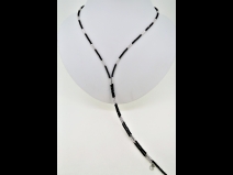 K18WGブラックスピネルマグネットネックレス（70cm）