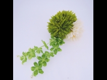 ポンポンマム花下がりクリップフラワ－コ－ム