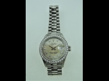 ロレックス Pt950無垢ダイヤモンドウオッチ（USED)