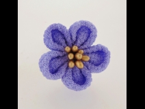 ミニフラワ－Uピン3点セット  紫