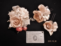 3500　フラワーコーム＆Ｕピン３点セット