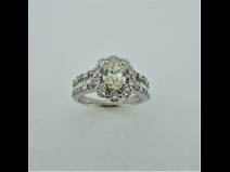 PTダイヤモンド（1.011ct）（　VLY　VVS-2中石.脇石1.17ct）リング