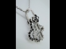 K18WGダイヤモンドペンダントネックレス　（1.53ct）