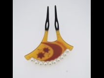 パ－ル付かんざし蒔絵