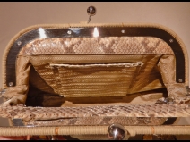 プラダ　パイソン×ジャガードバック　　 (USED)