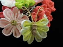 15010  つまみ花　コーム＆Uピン２点セット