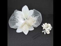 チュ－ルフラワ－コ－ム・ミニセット　ホワイト