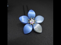 舞子かんざし(コーム）2点セット　ブル－