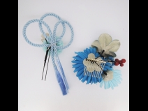 フラワ－コ－ム＆ミニフラワ－2点セット　ブル－