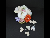 ちりめんつまみコ－ム・ミニ2点セット　白