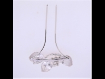 パ－ル金属かんざし　シルバ－