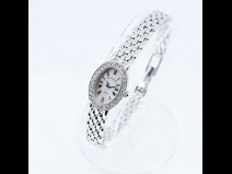 K18WG無垢ダイヤモンド時計　　