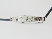 アントワーヌ プレジウソ　K18WG無垢サファイア・ダイヤモンドウォッチ　（USED)　