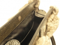 ルイヴィトン　モノグラムデニムチンチラバック　 (USED)