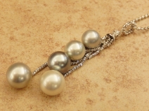 K18南洋珠　ﾍﾟﾝﾀﾞﾝﾄﾈｯｸﾚｽ