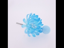 ミニフラワ－Uピン3点セット 　水色
