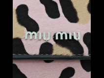 ミュウミュウ　長財布　　（USED)