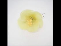 牡丹フラワ－コ－ム＆ミニフラワ－2点セット　白