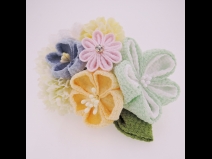 つまみ細工　フラワ－コ－ムセット