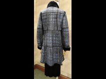 ダブルフェ-ス・スパニッシュラビットリバ－シブルコ－ト　ネイビ－