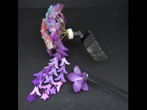 舞子かんざし(コーム）2点セット　パープル