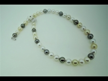 南洋マルチパ－ル10.5-8.5mmネックレス