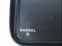シャネル　ラウンドファスナー財布　 (USED)　