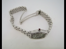 CARATI (ｲﾀﾘｱ製） K18WGダイヤモンド・ルビ－時計 (USED)