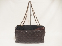 シャネル　ハラコチェーンショルダーバック　　 (USED)