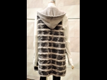 リス/100％カシミヤリバ－シブルベスト（80cm）モカベージュ