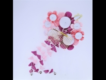 ふじさがりフラワ－コ－ム　ワイン/ピンク