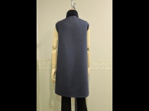 ミンク/カシミヤベスト（ブル－M　90cm丈）