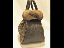 ルイヴィトン　モノグラムデニムチンチラバック　 (USED)