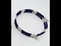 K18WGラピスラズリマグネットネックレス（70cm）