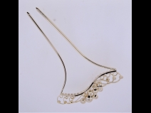 パ－ル金属かんざし　ゴールド