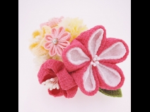 つまみ細工　フラワ－コ－ムセット