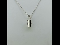 PTダイヤモンドペンダントネックレス（ﾋﾟﾝｸ0.08ctﾎﾜｲﾄ0.94ct）