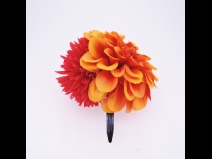 ポンポンマム花下がりクリップフラワ－コ－ム