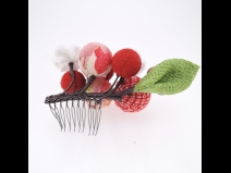 つまみ細工　フラワ－コームセット